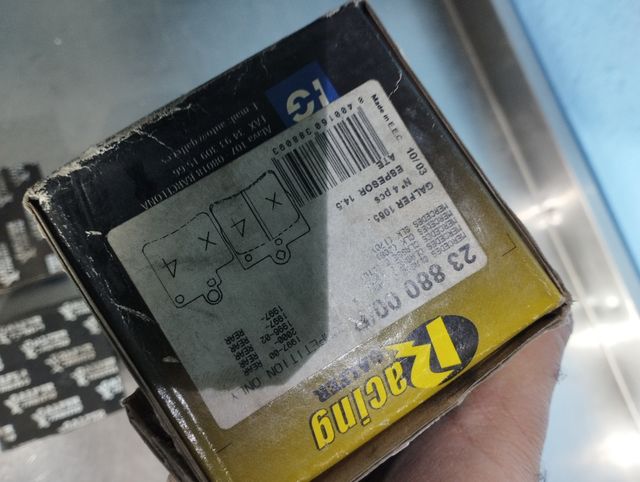 pastillas traseras mercedes w203/w209/w204