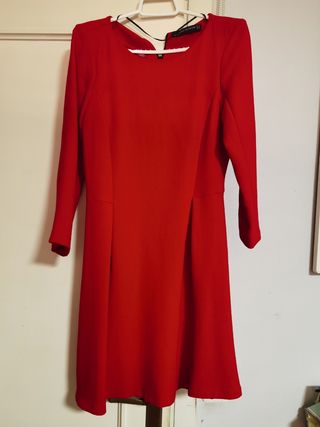 Vestido rojo Zara