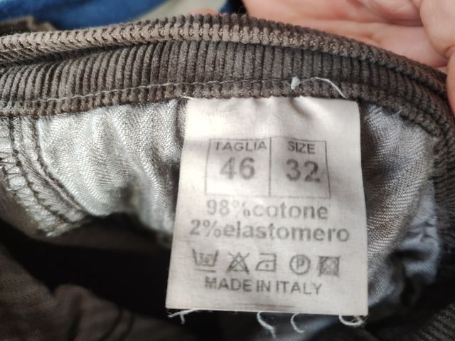 Pantaloni in velluto a costine And