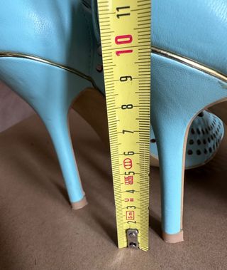 Zapatos SuiteBlanco verde agua. Talla 38