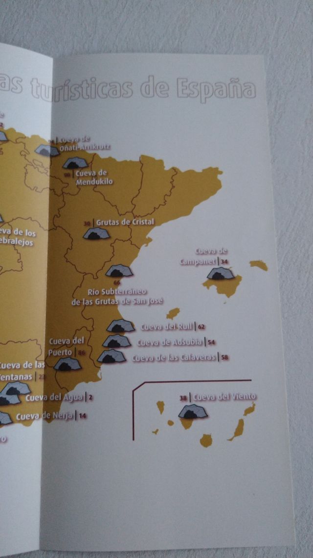 Guia Cuevas Turisticas España