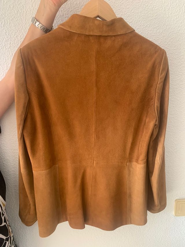 Chaqueta americana de piel