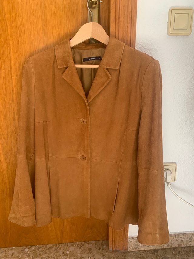 Chaqueta americana de piel