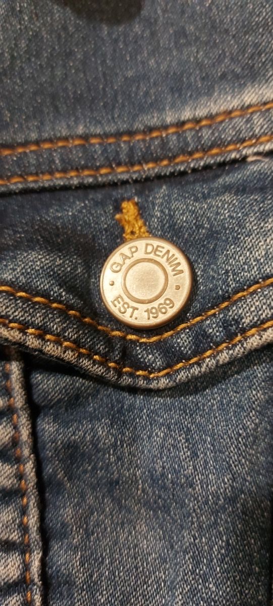 Cazadora vaquera azul denim GAP Kids talla m (8-9)