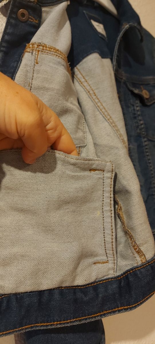 Cazadora vaquera azul denim GAP Kids talla m (8-9)