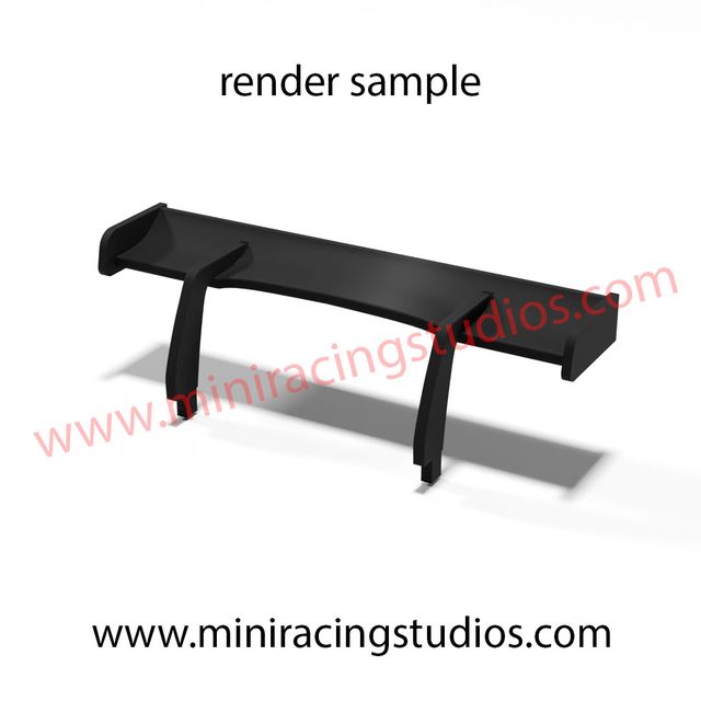 Alerón 3D impreso Porsche 911.2  Scaleauto