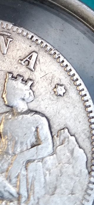 $'1870'$ ☆74▪︎$"2 pesetas de plata"$