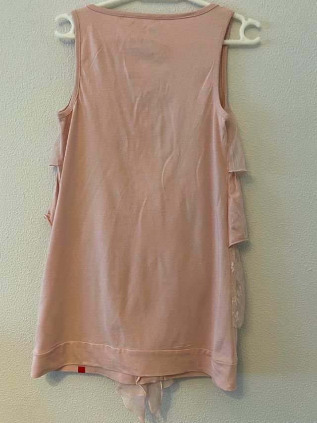 Camiseta EDC by Esprit rosa pálido