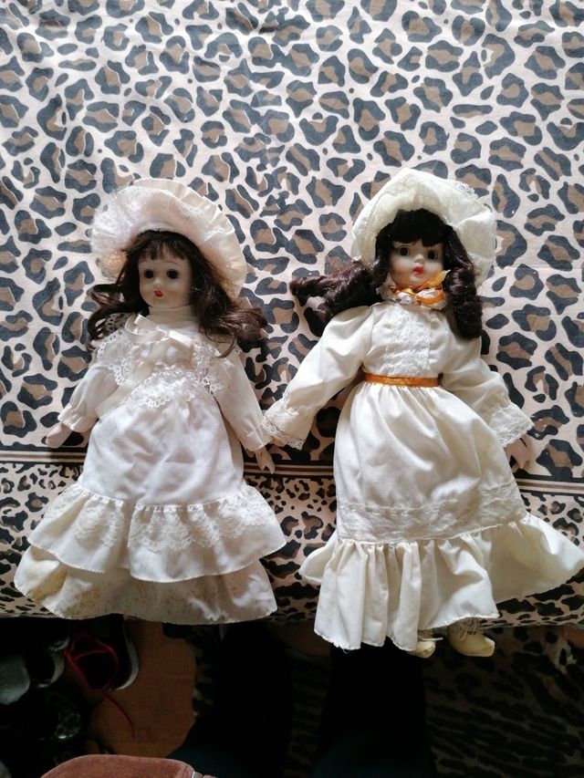 Muñecas antiguas de porcelana