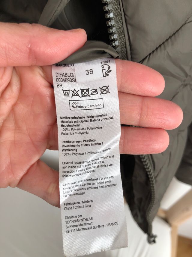 Chaqueta Tipo plumífero tbs mujer