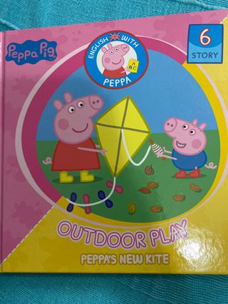 Libros 1-3-4-5-6 Peppa Pig con cd ingles-español