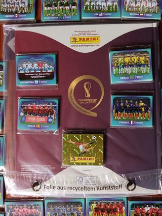 MUNDIAL QATAR 2022 ÁLBUM TAPA DURA CROMOS PANINI