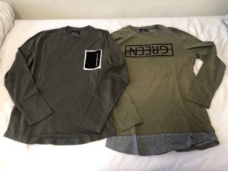 2 camisetas ajustadas slim fit Green Coast