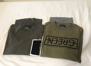 2 camisetas ajustadas slim fit Green Coast