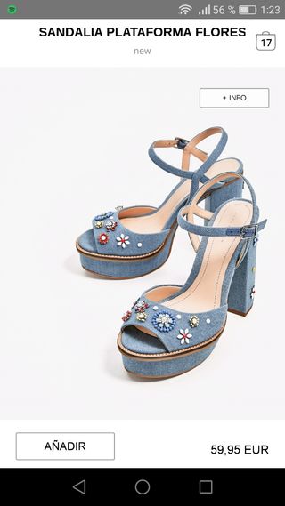Sandalias plataforma Zara