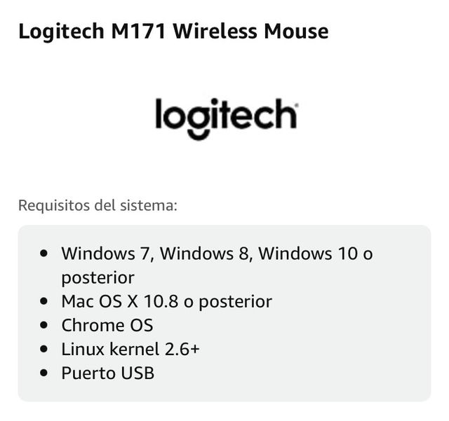 Ratón Marca Logitech