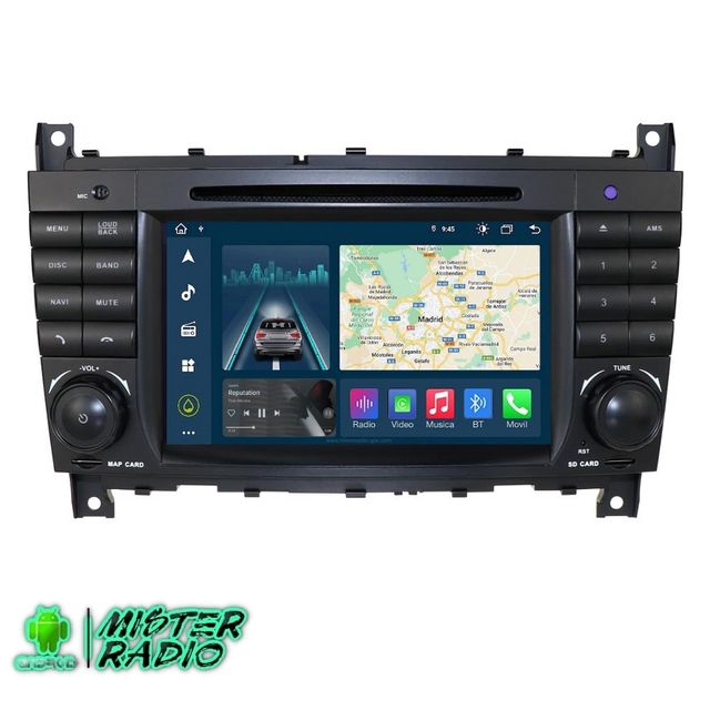 radio Mercedes Benz W209, W203, C250, 2004-2007,