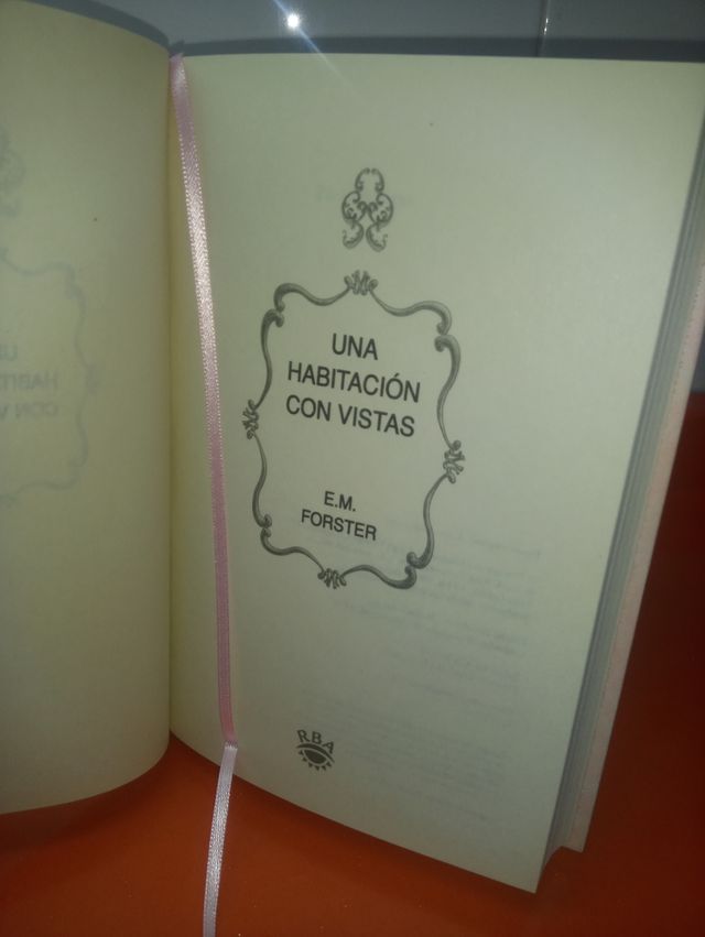 LIBRO"UNA HABITACION CON VISTAS.