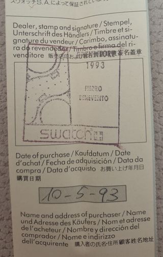 Swatch Masquerade GP 105