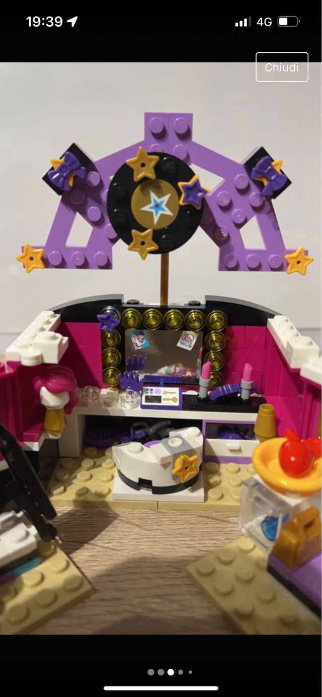 Palcoscenico pop star lego friends
