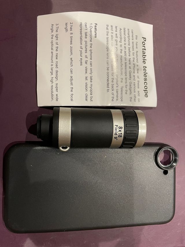 Teleobjetivo Zoom Telescópico Portable Móvil