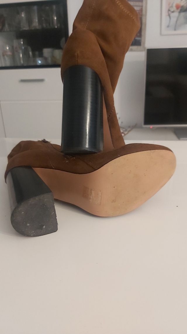 botín ante marrón Marypaz