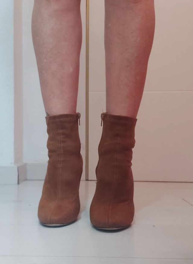 botín ante marrón Marypaz