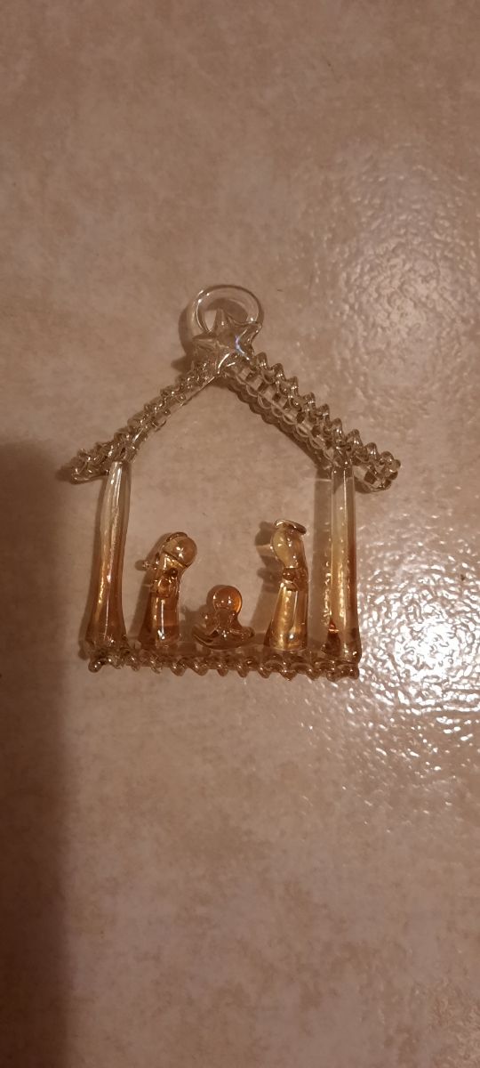 Presepe in vetro soffiato