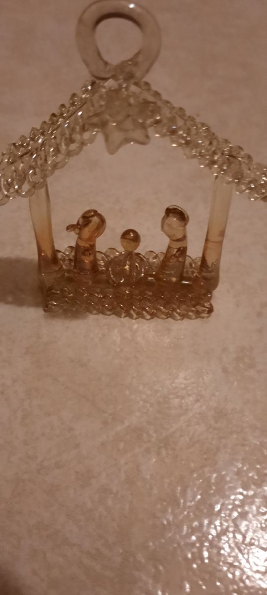 Presepe in vetro soffiato