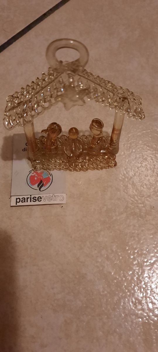 Presepe in vetro soffiato