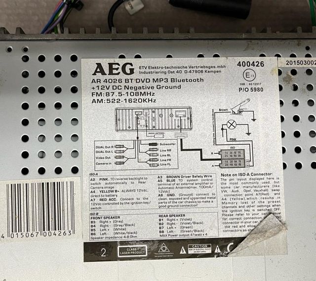 RADIOS CDS GAMA ALTA Y BMW Y AEG