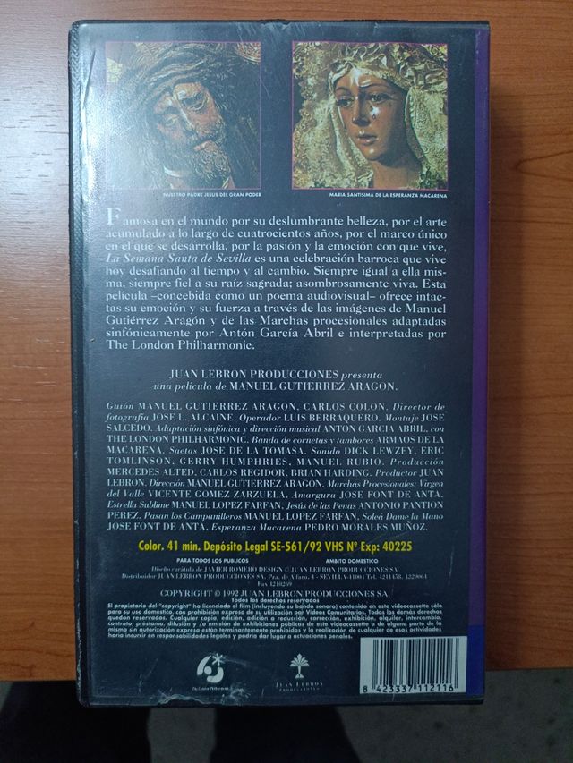 VHS Semana Santa Manuel Gutiérrez Aragón