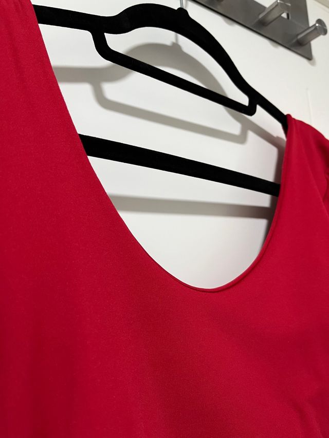 Vestido rojo espalda abierta