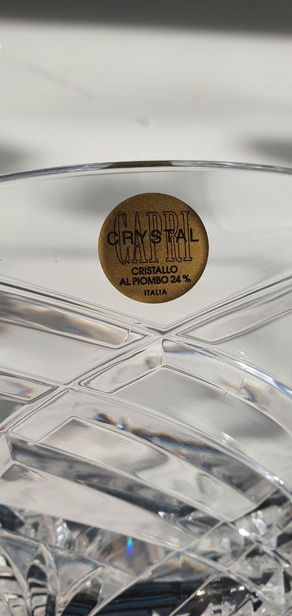 Centrotavola in cristallo