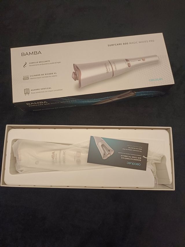 BAMBA CECOTEC RIZADOR PELO ONDAS