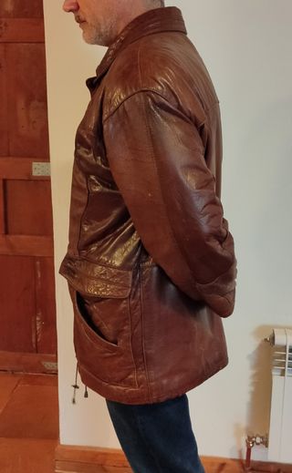 Cazadora de piel 