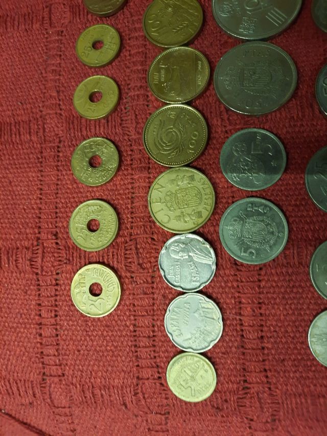 Monedas antiguas pesetas