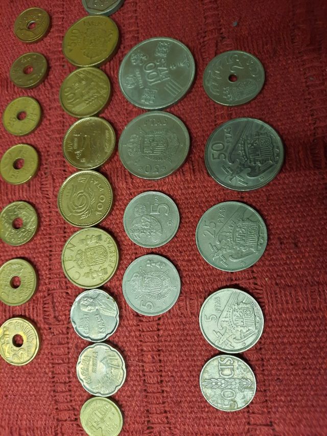Monedas antiguas pesetas