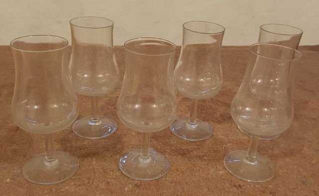 6 Calici / Bicchieri per Acqua a Goccia