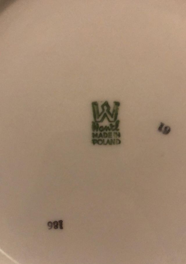 4 Piatti Fondi in Ceramica / Porcellana Wawel