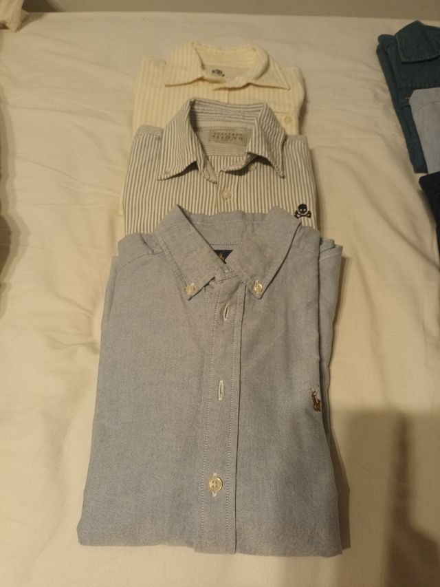 camisas niño tallas 8 y 10 Ralph laurent scalpers