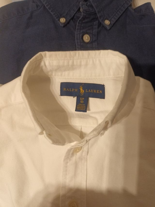 camisas niño tallas 8 y 10 Ralph laurent scalpers
