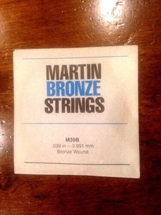 corda chitarra acustica martin bronzo M39B strings