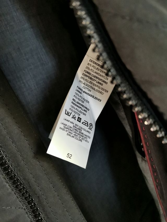 abrigo negro DUSTIN talla 52 sin estrenar