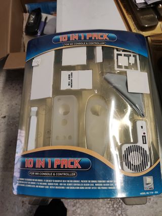 Pack de 10 accesorios para la WII nuevos