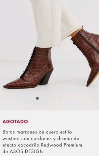 Botines cuero talla 37