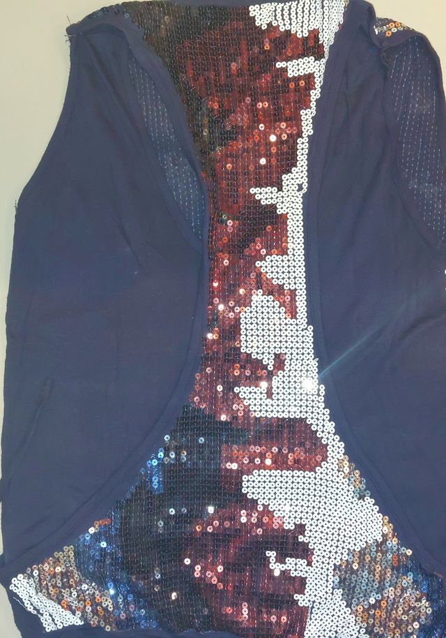 camiseta lentejuelas