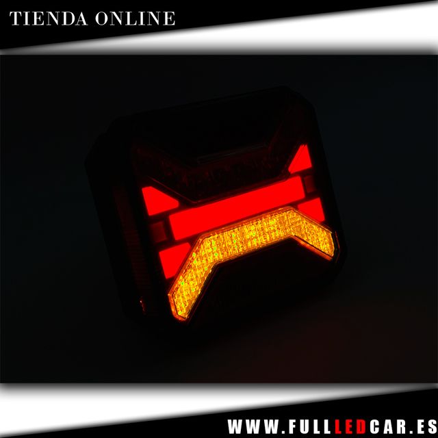 PILOTOS LED NEON TRES FUNCIONES CON LUZ MATRICULA