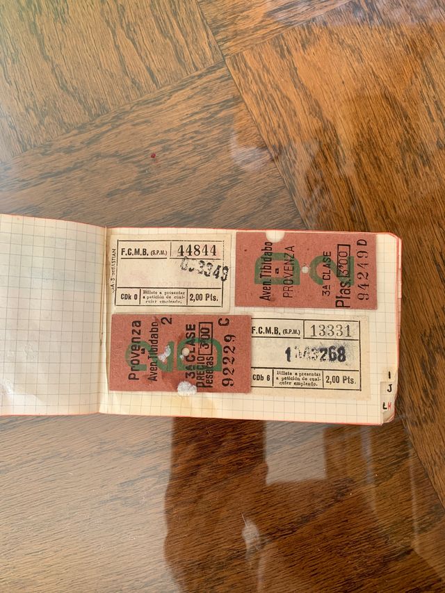 Billetes de transportes capicúa