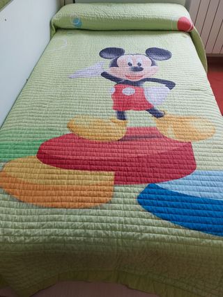 Colcha edredón Mickey Mouse
